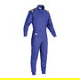 OMP Combinaison De Course Summer-K Kart Bleu Royal Taille M OMPKA0-1719-A01-041-M Monocouche Coton Karting Indoor
