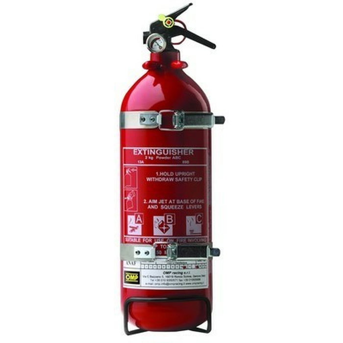 OMP Extincteur à poudre 2 kg homologué EN3