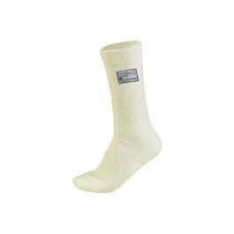 Omp Chaussettes Nomex FIA 8856-2018 Ignifuges Tricot Crème Taille S