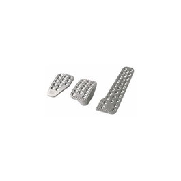 OMP Jeu de 3 pédales en aluminium avec accélérateur long
