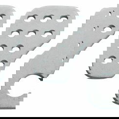 Omp Ensemble 3 Pédales De Rally Argent OMPOA0-1030 Aluminium