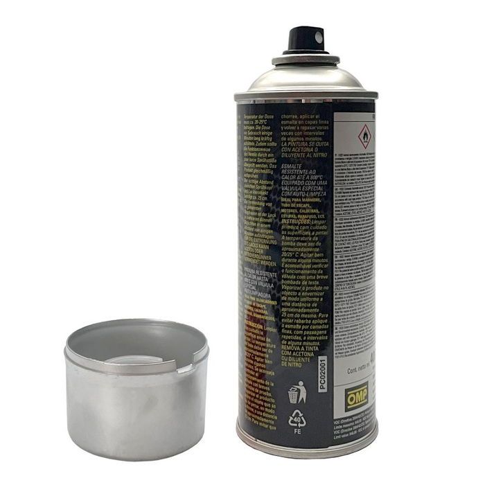 OMP Peinture D'Étriers De Frein OMPPC0-2001-003 Argent 400 ml Résistante Haute Température