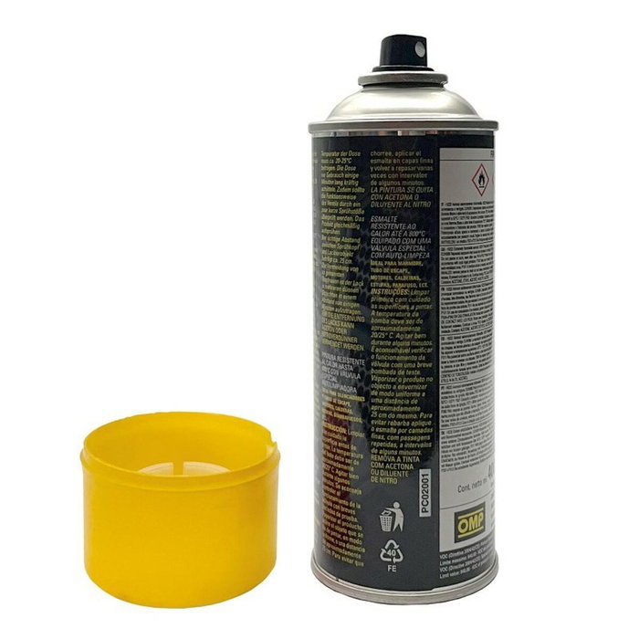 OMP Peinture en spray jaune pour étriers de frein