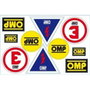 Omp Ensemble d'adhésifs X Extincteur