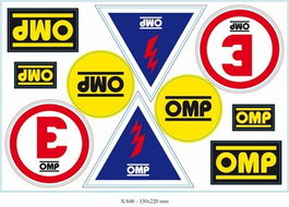 Omp Ensemble Omp Adhésifs X Extincteur OMPX00-846