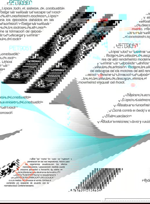 Petronas PET9080.1 Nettoyant Injecteurs Essence 250 mL