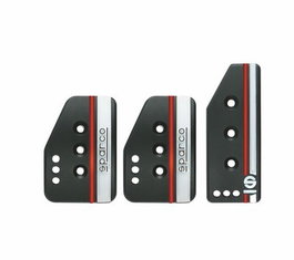 Sparco Kit Pédales Settanta Noir 3Pièces Normal