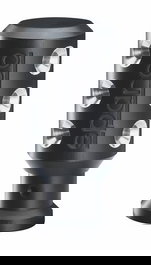 Sparco Pomo Piuma Noir SP03741BN01 Pommeau Léger Gris Noir Mat Fixation Universelle