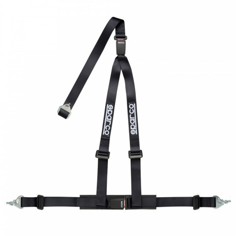 Sparco 3 Fix Puntos Arnés Lap Rein S04608DF1NR Ceinture de Sécurité Sport 3 Points 2" ECE Route