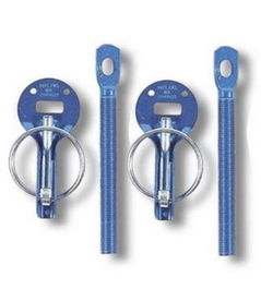 Sparco SP01606AA Fermeture De Sécurité Capot Bleu Aluminium Anodisé