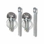 Sparco Fermeture de sécurité de capot Gris Argenté