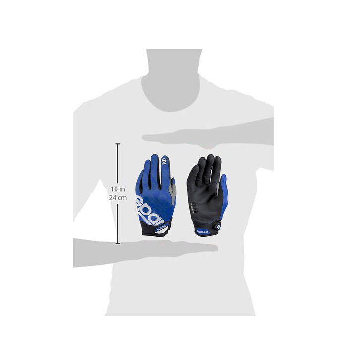 Sparco Gants Meca 3 Taille M Bleu S002093AZ2M