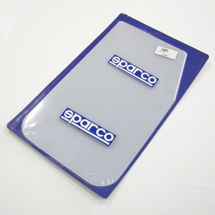 Sparco S03791 Faldillas Blanc Protection Éclaboussures Polyéthylène 1,5mm 47x28cm 2 Unités