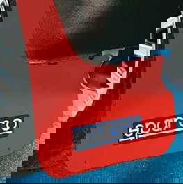 Sparco SP03791RS Faldillas Élargisseurs de Passage de Roues Rouge Universel 47x28 cm 2 Unités