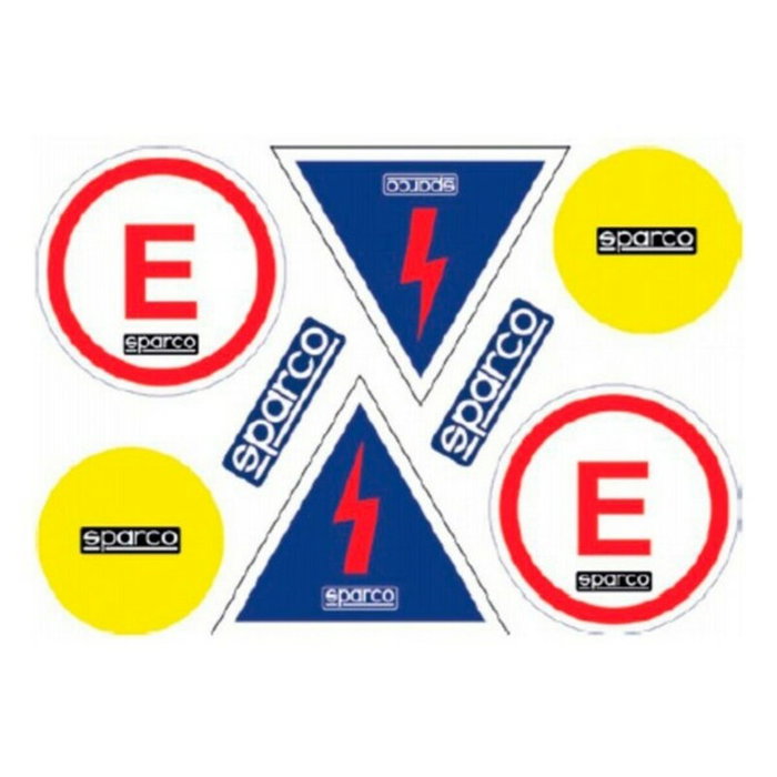 Sparco Kit de stickers pour rallye car Sparco Kit de stickers pour rallye car