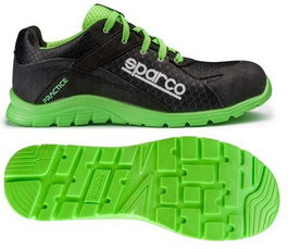 Sparco Practice Chaussures de sécurité Taille 41 Noir/Vert