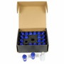 OMP Jeu de 20 écrous en aluminium 7075 bleu M14x1.25