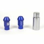 OMP Jeu de 20 écrous en aluminium 7075 bleu M14x1.25