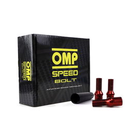 Omp OMPS09951406 Jeu De 20 Vis En Acier Colores M14x1.25 Clé De 17-19 Longueur 27 mm Couleur Rouge Matériau Din 10.9