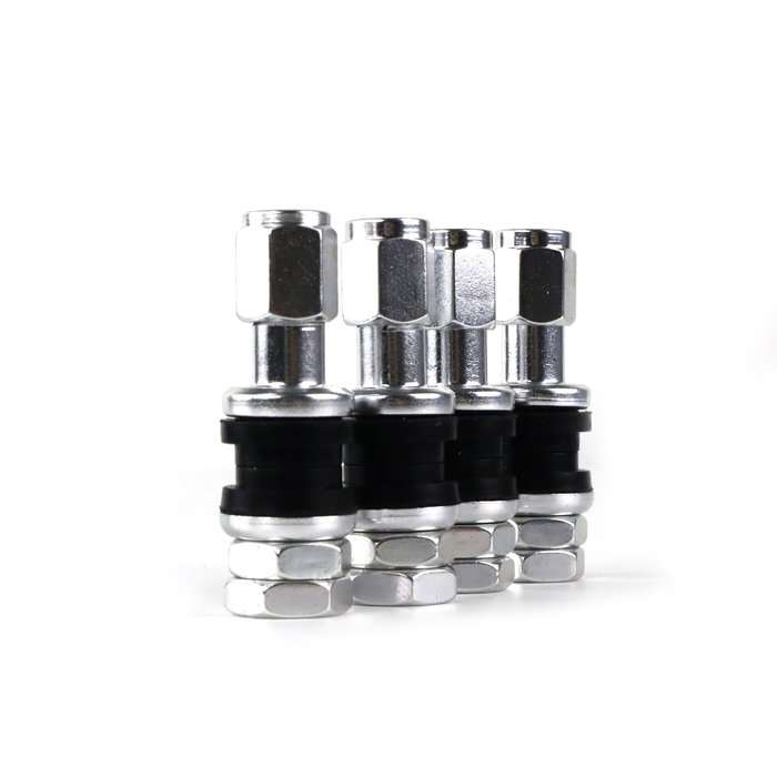 Omp OMPS09990002 Valve Aluminium 4 Pneus Argent