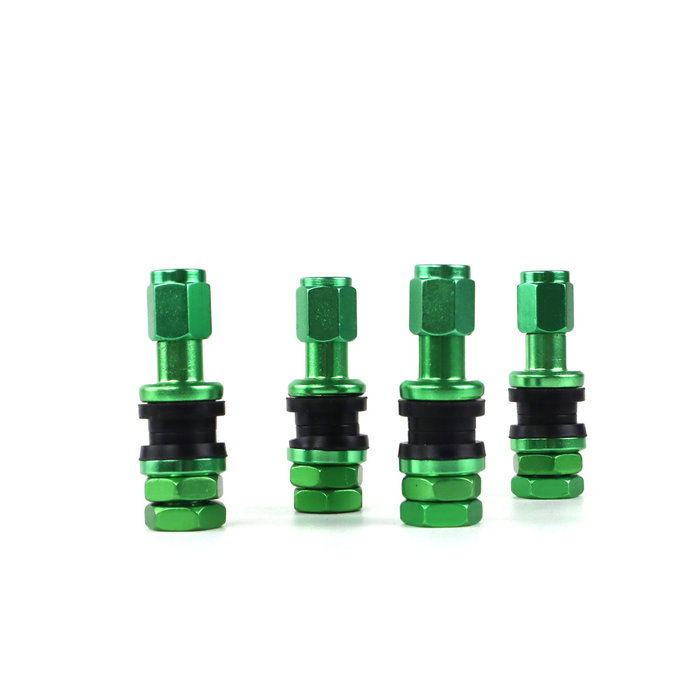 OMP Speed Valve En Aluminium 4 Pièces Couleur Verte OMPS09990008