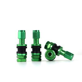 OMP Speed Valve En Aluminium 4 Pièces Couleur Verte OMPS09990008