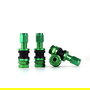 OMP Speed Valve En Aluminium 4 Pièces Couleur Verte OMPS09990008