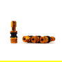 Omp OMPS09990009 Jeu de 4 Valvules en Aluminium Jaune pour Roues
