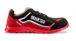 Sparco Chaussures de Sécurité S3 SRC S0752248RSNR Taille 48 Rouge-Noir