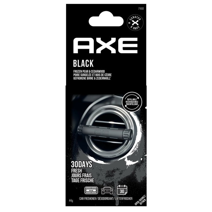 California Scents VENT RECARGABLE AXE BLACK Aluminium