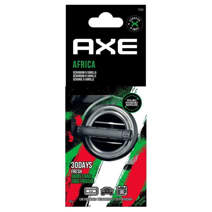 California Scents Désodorisant Voiture Africa Aluminium Rechargeable