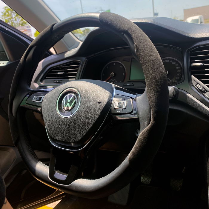 Occ Motorsport Housse De Volant Noire 2 Pièces OCCFV0002 Universelle Velours ABS