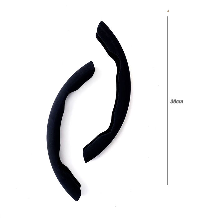 Occ Motorsport Housse De Volant Noire 2 Pièces OCCFV0002 Universelle Velours ABS