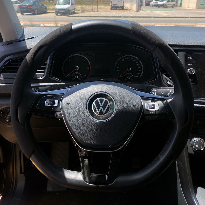 Occ Motorsport Housse De Volant Noire 2 Pièces OCCFV0002 Universelle Velours ABS