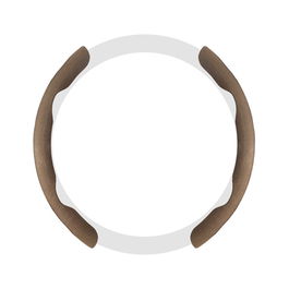 Occ Motorsport OCCFV0003 Housse De Volant Marron 2 Pièces Universelle ABS Velours 35-40 cm