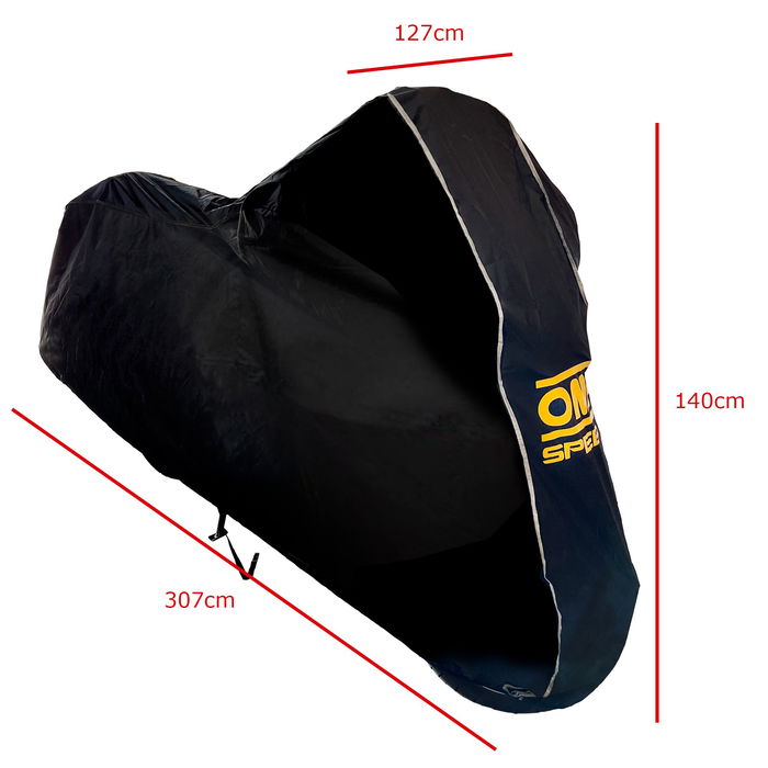 Omp Speed Housse Moto Extérieur-Intérieur Imperméable Taille L 307x140x127 cm OMPS18020819