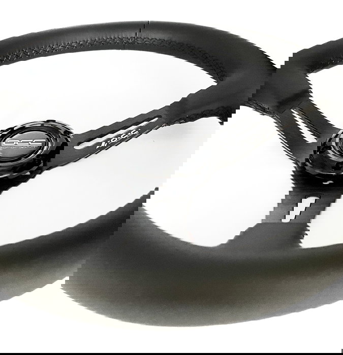 Occ Motorsport OCCVOL016 Volant Semidéplacé Mod. Classic Cuir De Nappa Bras Noirs Occ Motorsport OCCVOL016 Volant Semidéplacé Mod. Classic Cuir De Nappa Bras Noirs