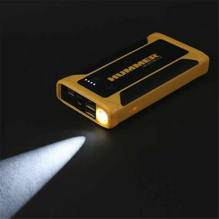 HUMMHX Démarreur de Batterie 12V 10000Ah 37000mWh Power Bank USB-C USB-A 12V DC 1000A