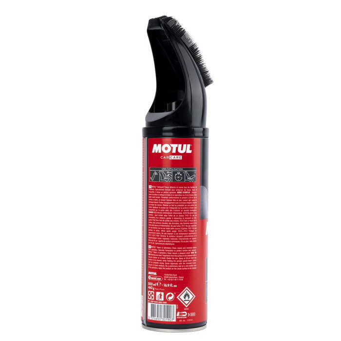 Motul MTL110141 Nettoyant Tapisseries Spray Aérosol avec Brosse Intégrée pour Voiture Motul MTL110141 Nettoyant Tapisseries Spray Aérosol avec Brosse Intégrée pour Voiture