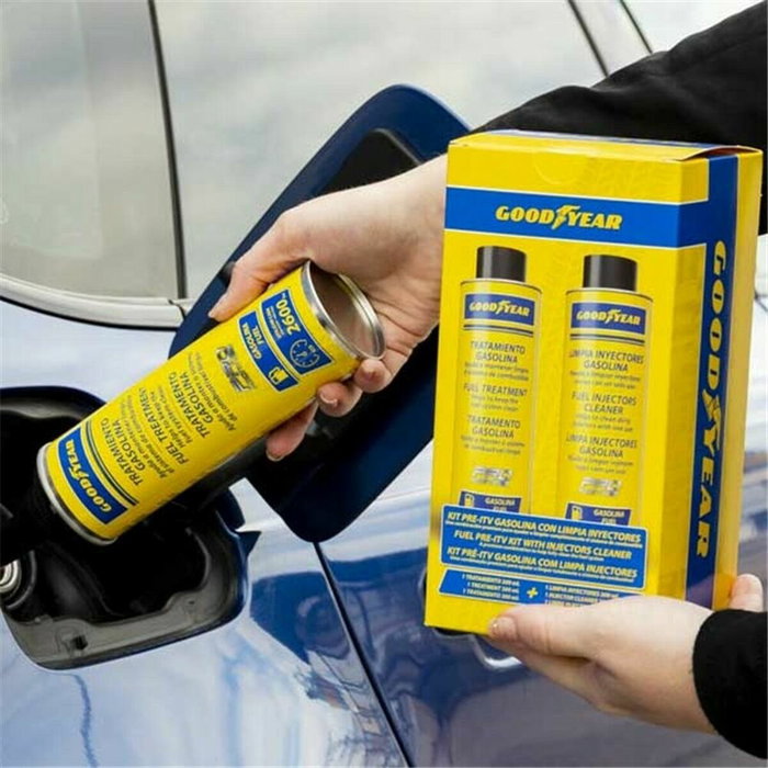 Goodyear Kit GY Pre-ITV Essence avec Nettoyant Injecteurs Goodyear Kit GY Pre-ITV Essence avec Nettoyant Injecteurs