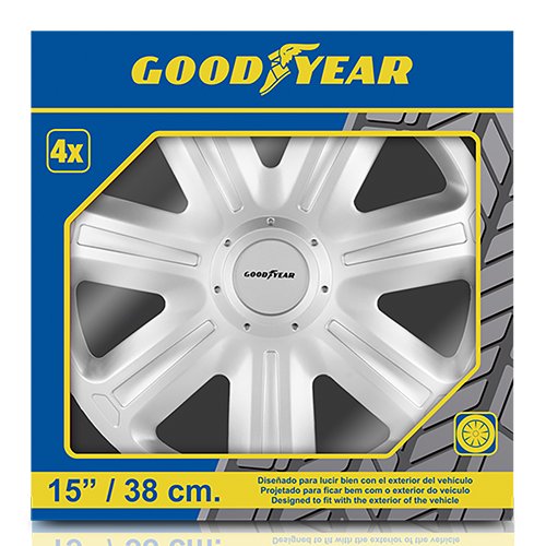 Abc Caps de roue Estoril Argent 15 inch