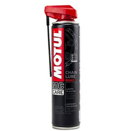 Motul Road C2 Spray 400 mL MTL111649 - Lubrifiant chaîne moto et vélo haute performance, résistant à l'eau et aux températures élevées