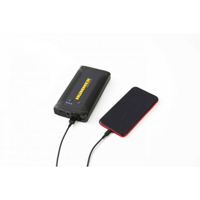 Abc Démarreur Batterie 12 V 8000Ah HUMMH3T Démarreur Portable Power Bank USB-C USB-A 29600mWh 12V DC