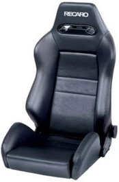 Recaro SR5-Speed Siège Baquet en Cuir Artificiel Noir Pilote & Co-Pilote