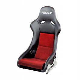 Recaro Pole Position Siège Baquet Peau Artificielle Noir/Rouge