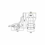 Recaro Pole Position Siège Baquet Peau Artificielle Noir/Rouge