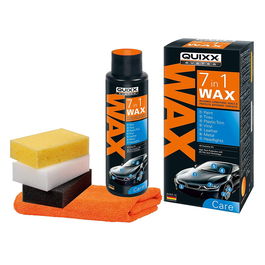 Quixx QQ10105 Cire Multifonctionnelle 7 en 1 Voiture Peinture Pneus Plastique Cuir Métal Phares