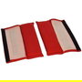 Sabelt Almohadillas SB475040 Rouges 28 X 9,5 Cm Velcro