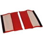 Sabelt Coussinets de ceinture de sécurité 3 pouces Velcro Rouge