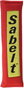 Sabelt Coussinets de ceinture de sécurité Velcro Rouge (Lot de 2)